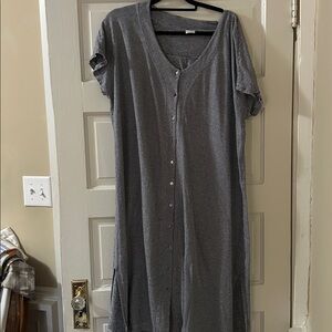 Poetry Navy and White Striped Dress